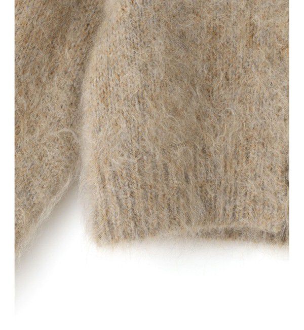 ADAM ET ROPE'「【EMOELLE】モヘアファーボレロカーディガン」|カーディガン|