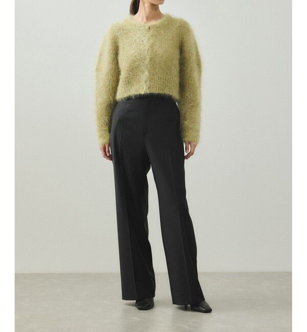 ADAM ET ROPE'「【EMOELLE】モヘアファーボレロカーディガン」|カーディガン|