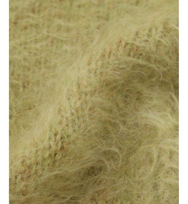 ADAM ET ROPE'「【EMOELLE】モヘアファーボレロカーディガン」|カーディガン|