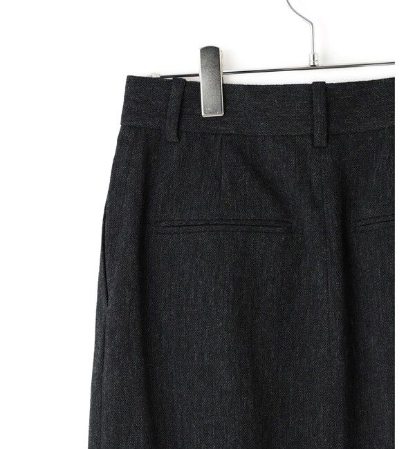 ADAM ET ROPE'「【EMOELLE】ウールコットン2タックスカート」|スカート|