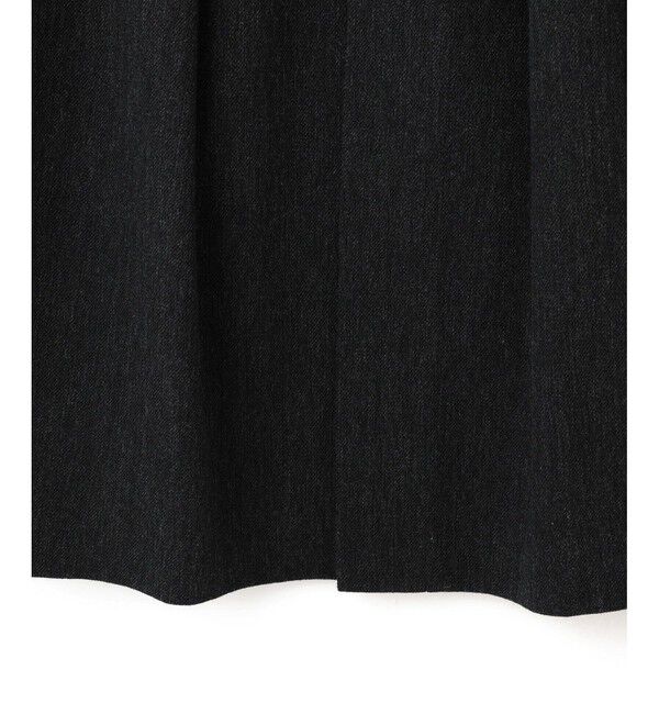 ADAM ET ROPE'「【EMOELLE】ウールコットン2タックスカート」|スカート|