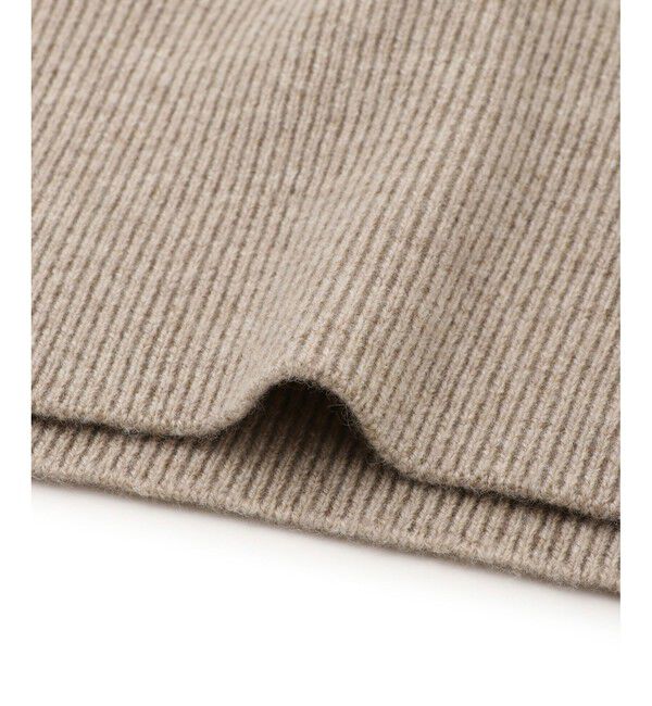 ADAM ET ROPE'「カシミア混ZIPタートルネックプルオーバー」|ニット・セーター|