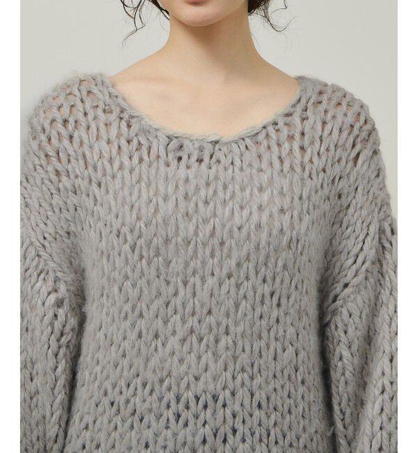 ADAM ET ROPE'「【EMOELLE】ローゲージニットプルオーバー」|ニット・セーター|