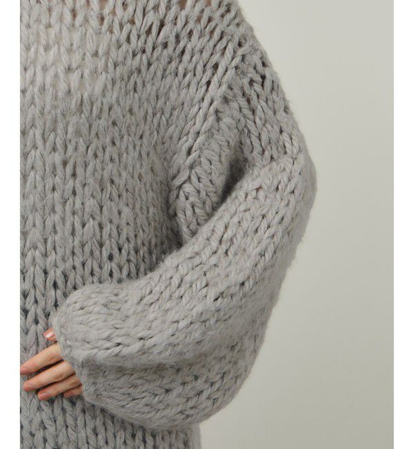 ADAM ET ROPE'「【EMOELLE】ローゲージニットプルオーバー」|ニット・セーター|