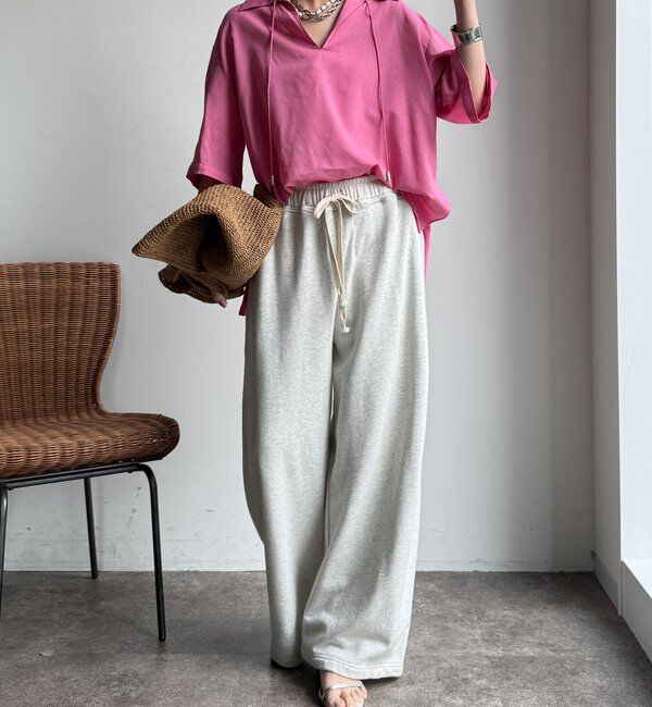  「【WEB限定】襟付スキッパーシャツ」|シャツ・ブラウス|