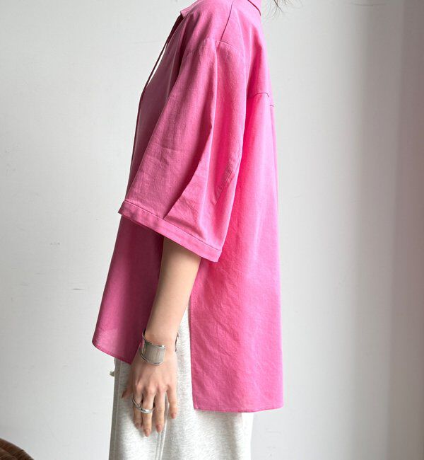  「【WEB限定】襟付スキッパーシャツ」|シャツ・ブラウス|