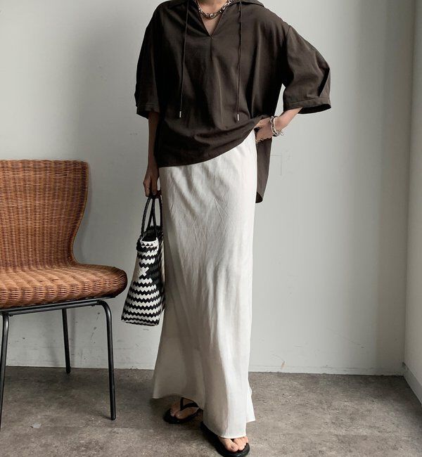  「【WEB限定】襟付スキッパーシャツ」|シャツ・ブラウス|