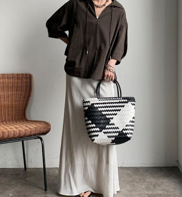  「【WEB限定】襟付スキッパーシャツ」|シャツ・ブラウス|