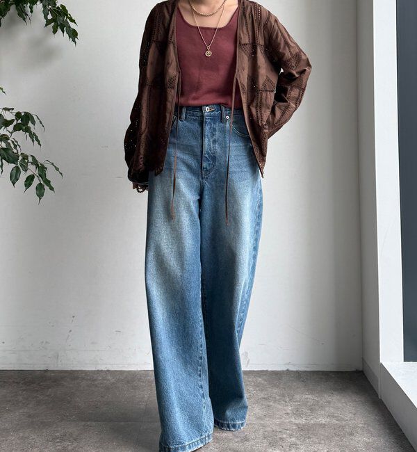  「刺繍レースカーディガン」|シャツ・ブラウス|