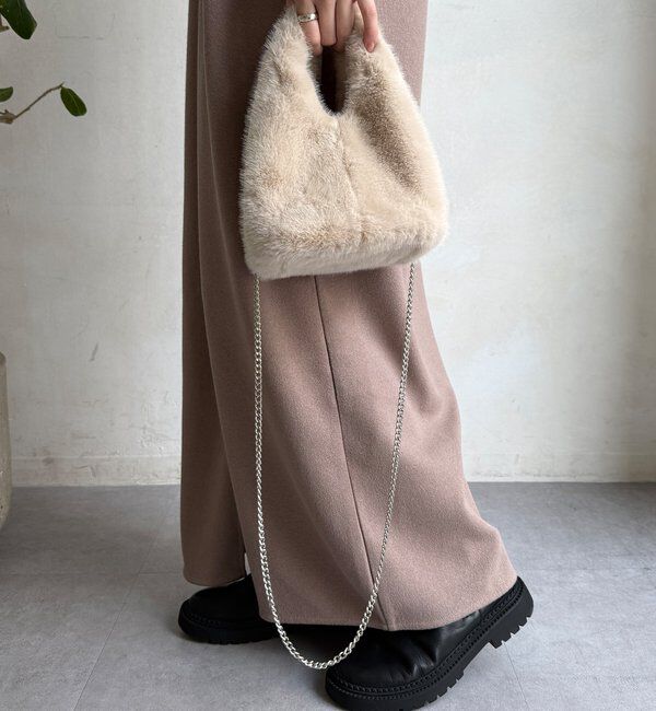  「【WEB限定】ファーバッグ」|トートバッグ|