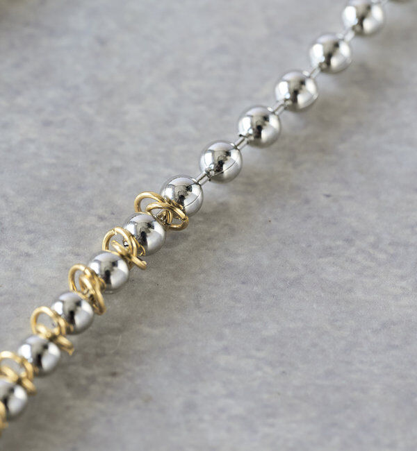  「ゴールドMIXマンテルボールチェーン」|ブローチ・コサージュ|