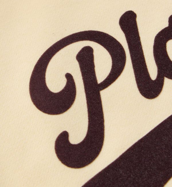  「《大人カジュアルに》裏毛ロゴデザインネックプルオーバー」|Tシャツ・カットソー|