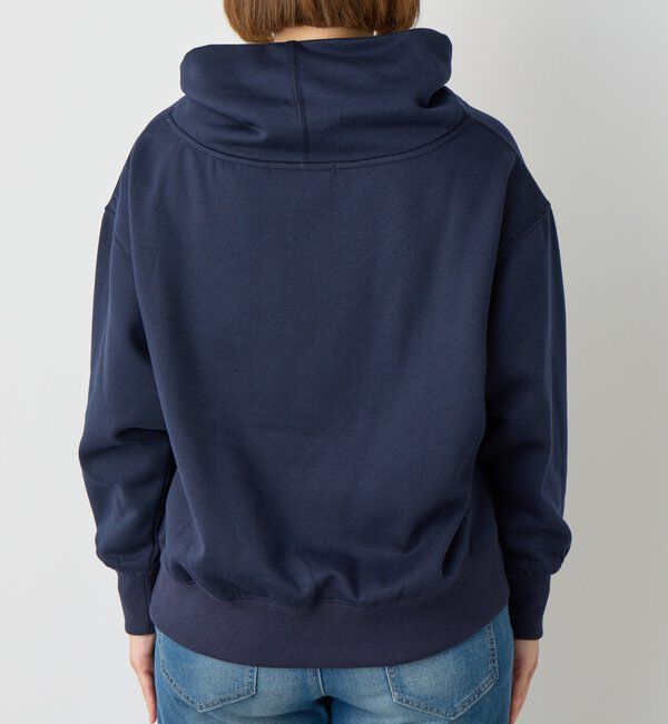  「《大人カジュアルに》裏毛ロゴデザインネックプルオーバー」|Tシャツ・カットソー|