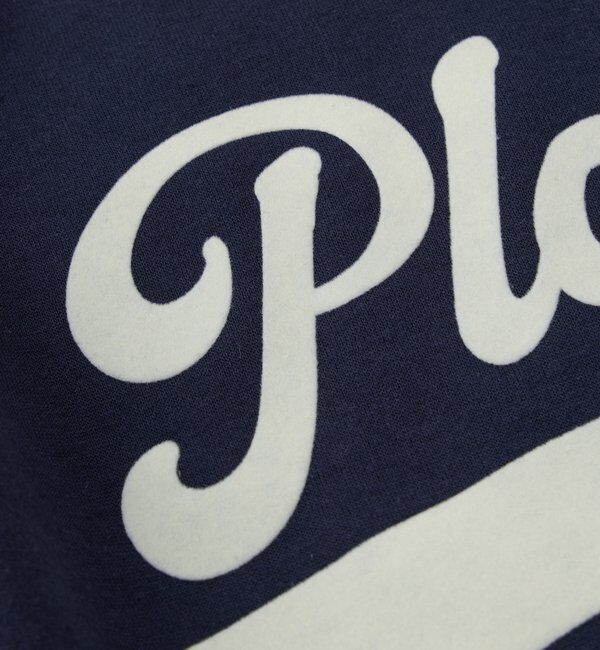  「《大人カジュアルに》裏毛ロゴデザインネックプルオーバー」|Tシャツ・カットソー|