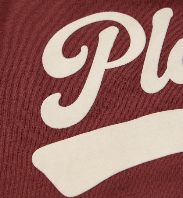  「《大人カジュアルに》裏毛ロゴデザインネックプルオーバー」|Tシャツ・カットソー|