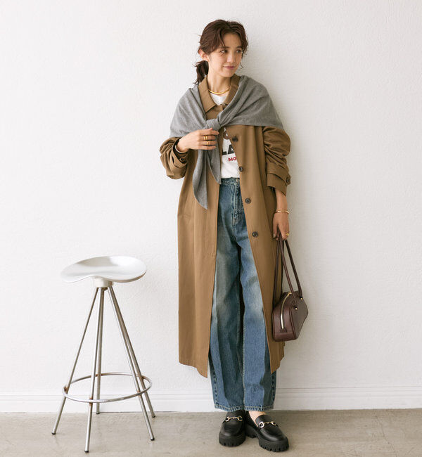  「【MONN.:. (モン)】オーバーステンカラーコート」|その他|