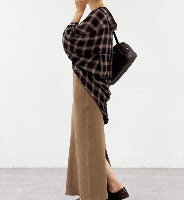  「予約【新色追加/マイナス3kg/レビュー高評価☆】リブタイトスカート」|スカート|