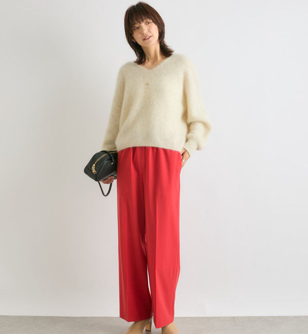  「【着心地◎】YAK100ショートニット」|ニット・セーター|