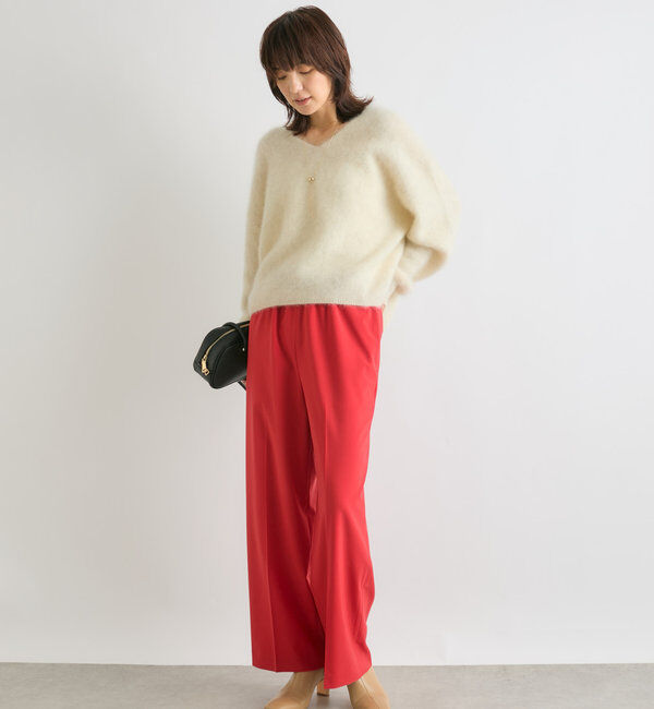  「【着心地◎】YAK100ショートニット」|ニット・セーター|