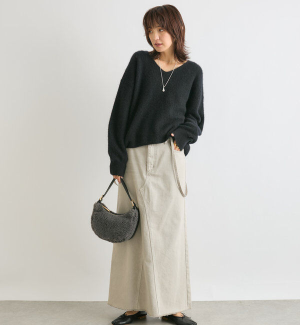  「【着心地◎】YAK100ショートニット」|ニット・セーター|