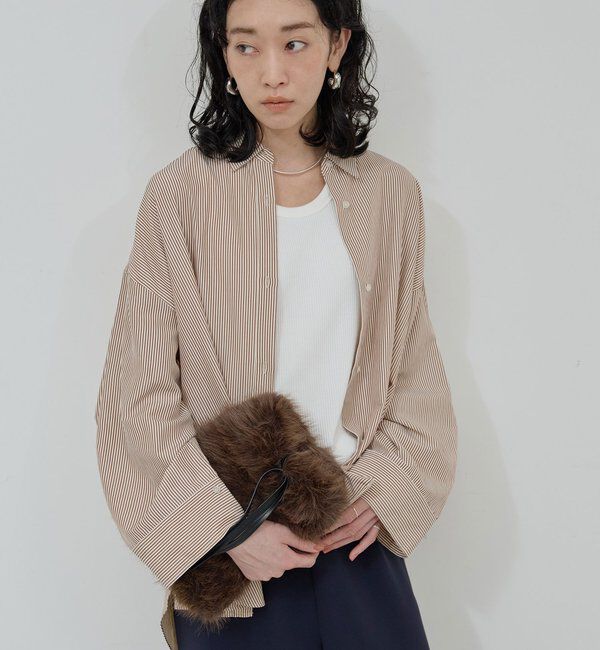  「【ルミネ限定カラーあり！】ツイルオーバーシャツ」|シャツ・ブラウス|