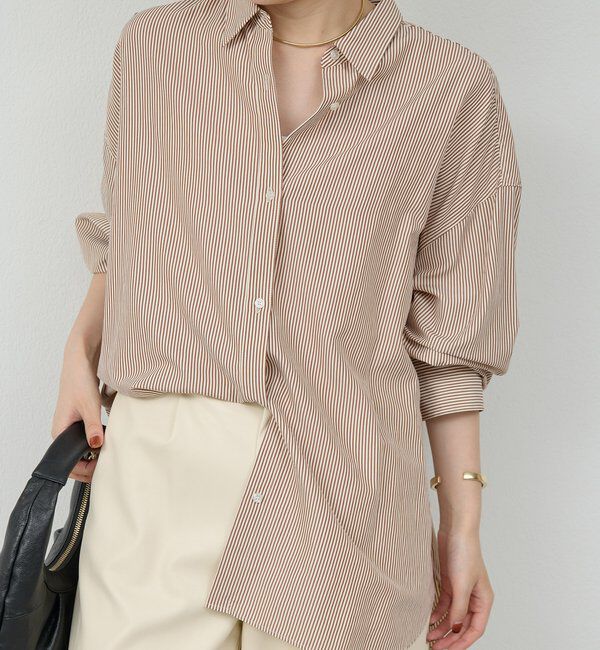  「【ルミネ限定カラーあり！】ツイルオーバーシャツ」|シャツ・ブラウス|