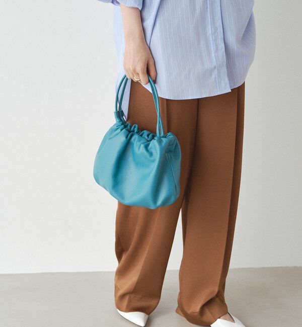  「レザー巾着4WAYショルダーバッグ」|ショルダー・メッセンジャー|