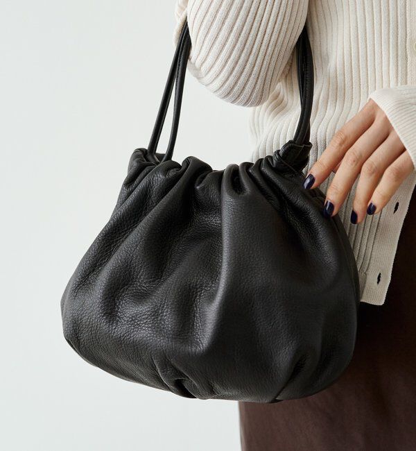  「レザー巾着4WAYショルダーバッグ」|ショルダー・メッセンジャー|