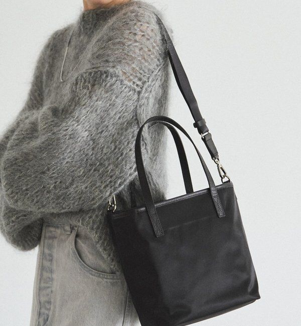  「リバーシブル2WAYトートバッグ」|トートバッグ|ブラック