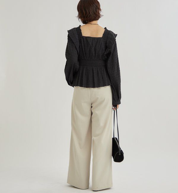  「スクエアシャーリングブラウス」|シャツ・ブラウス|