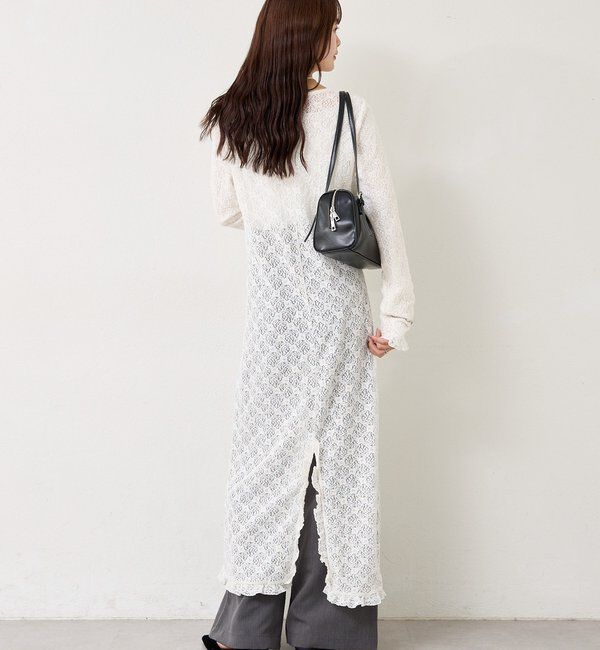  「カットレース切替ワンピース」|ワンピース|