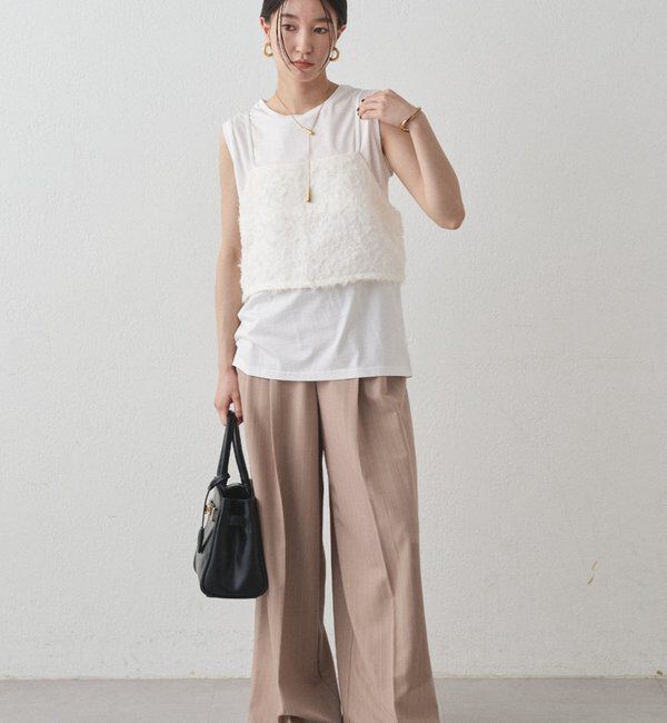  「2タックワイドパンツ」|チノ|