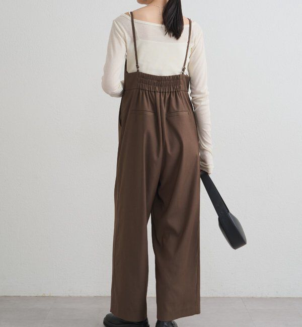  「【＠___kuuu__コラボカラー登場！】Vキャミサロペット」|ワンピース|