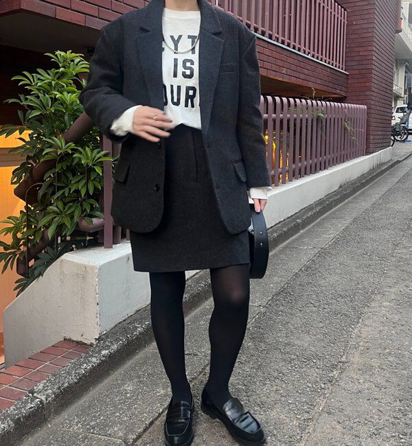  「ウールミニスカート」|スカート|