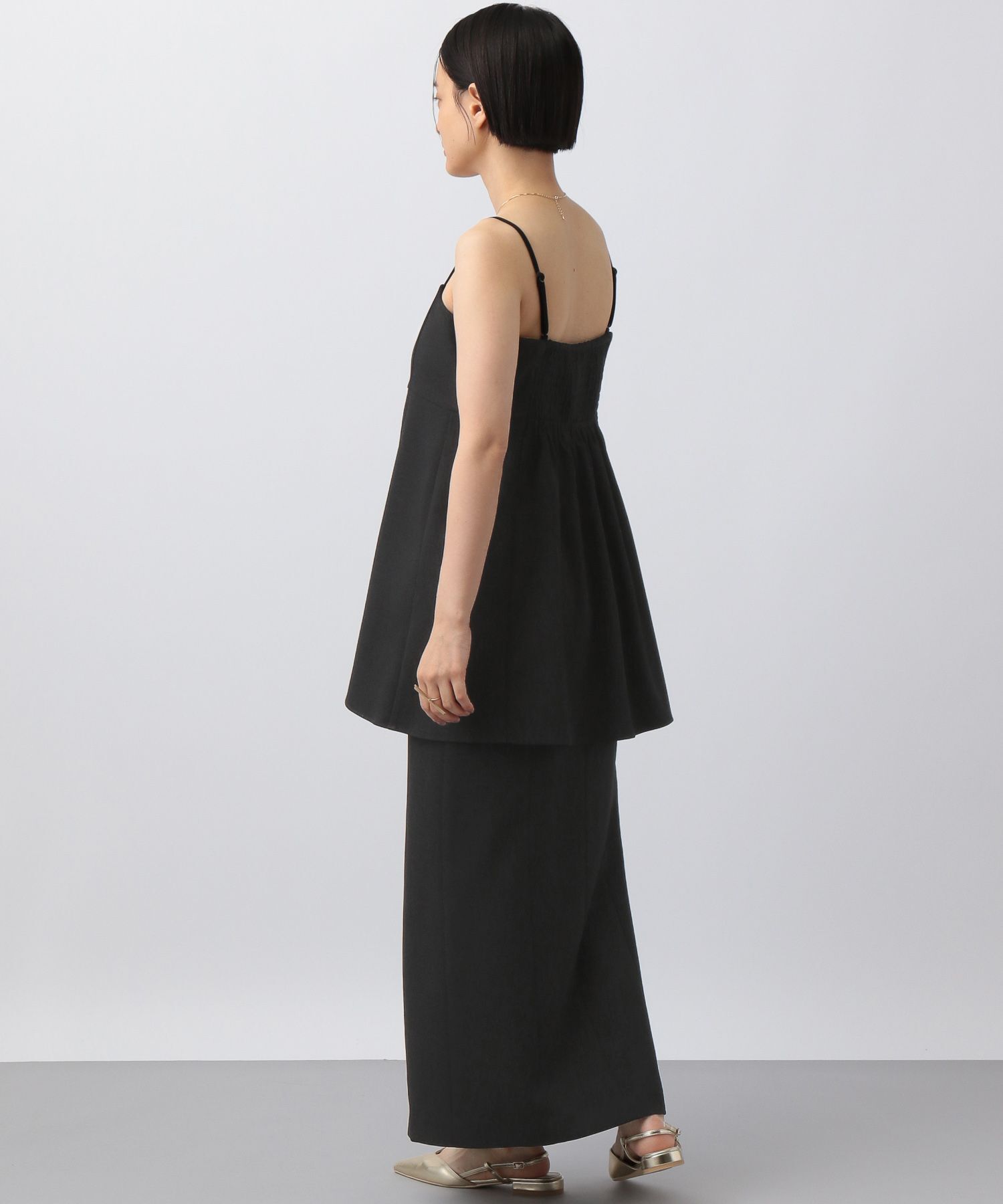 A part by 「【セットアップ対応】ウールライクフレアキャミソール」|シャツ・ブラウス|