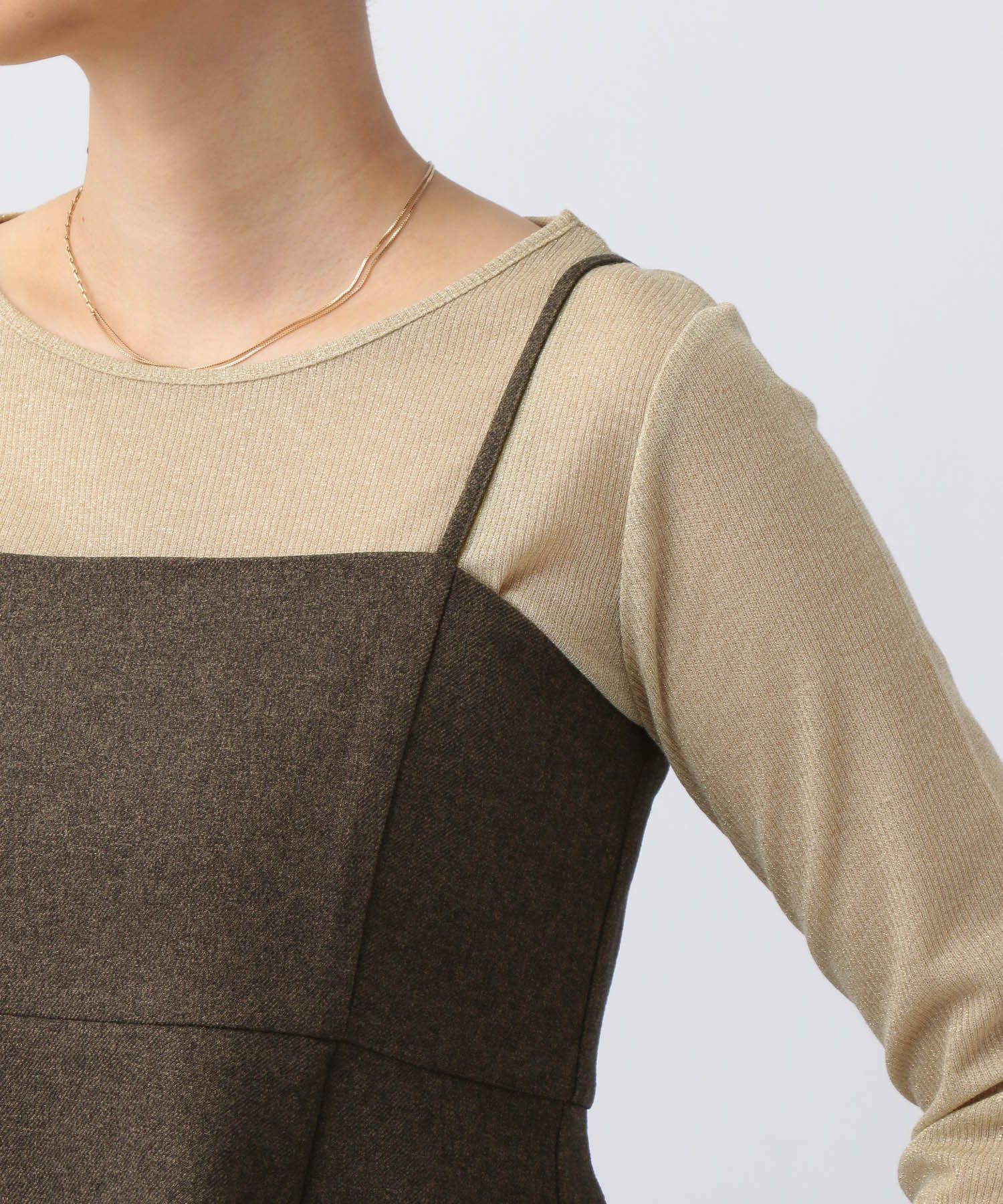 A part by 「【セットアップ対応】ウールライクフレアキャミソール」|シャツ・ブラウス|