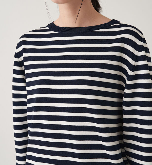 collex「＜手洗い可能＞クルーネックニットプルオーバー」|ニット・セーター|