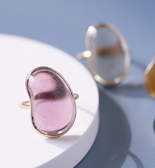 collex「【Elodie Pavie】 Feve Bague Ring K24GP 13号」|リング|ライラック