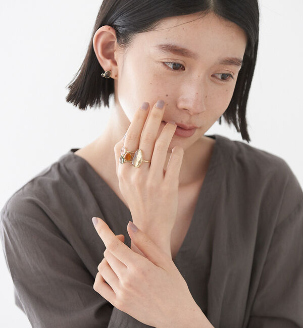 collex「【Elodie Pavie】 Feve Bague Ring K24GP 13号」|リング|