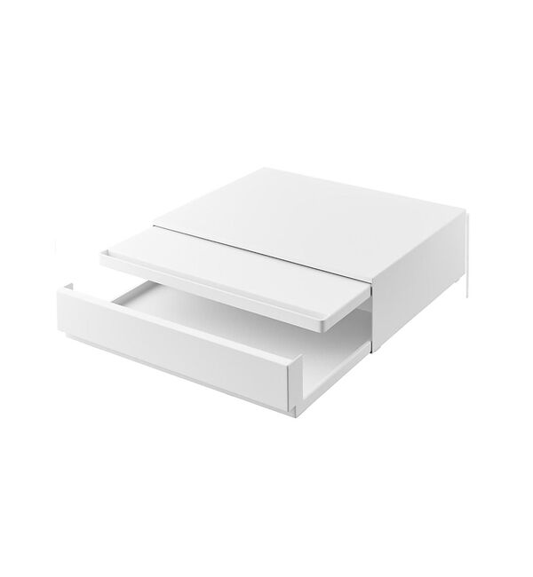 collex「【tower/タワー】 2WAYキッチン家電引き出し&スライドテーブル」|食器・キッチングッズ|