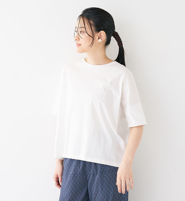 collex「【接触冷感・UVカット】コンパクトクールTシャツ」|Tシャツ・カットソー|ホワイト