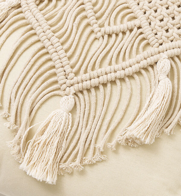 collex「マクラメクッション 中材付き45&times;45㎝」|その他|