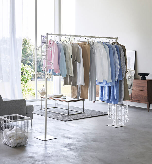 collex「【tower】 折畳み室内物干し」|その他|ホワイト