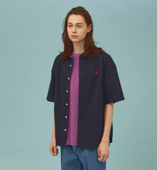 ABAHOUSE「BEVERLY HILLS POLO CLUB/ビバリーヒルズポロクラブ】 ワン」|シャツ・ブラウス|ネイビー
