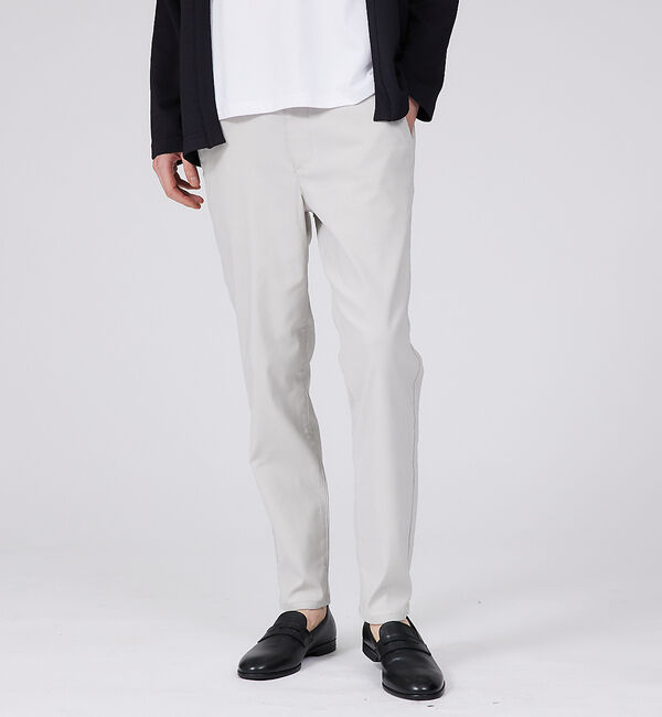 ABAHOUSE「【ハイパーストレッチ】ピンヘッド イージースラックス」|その他|グレージュ