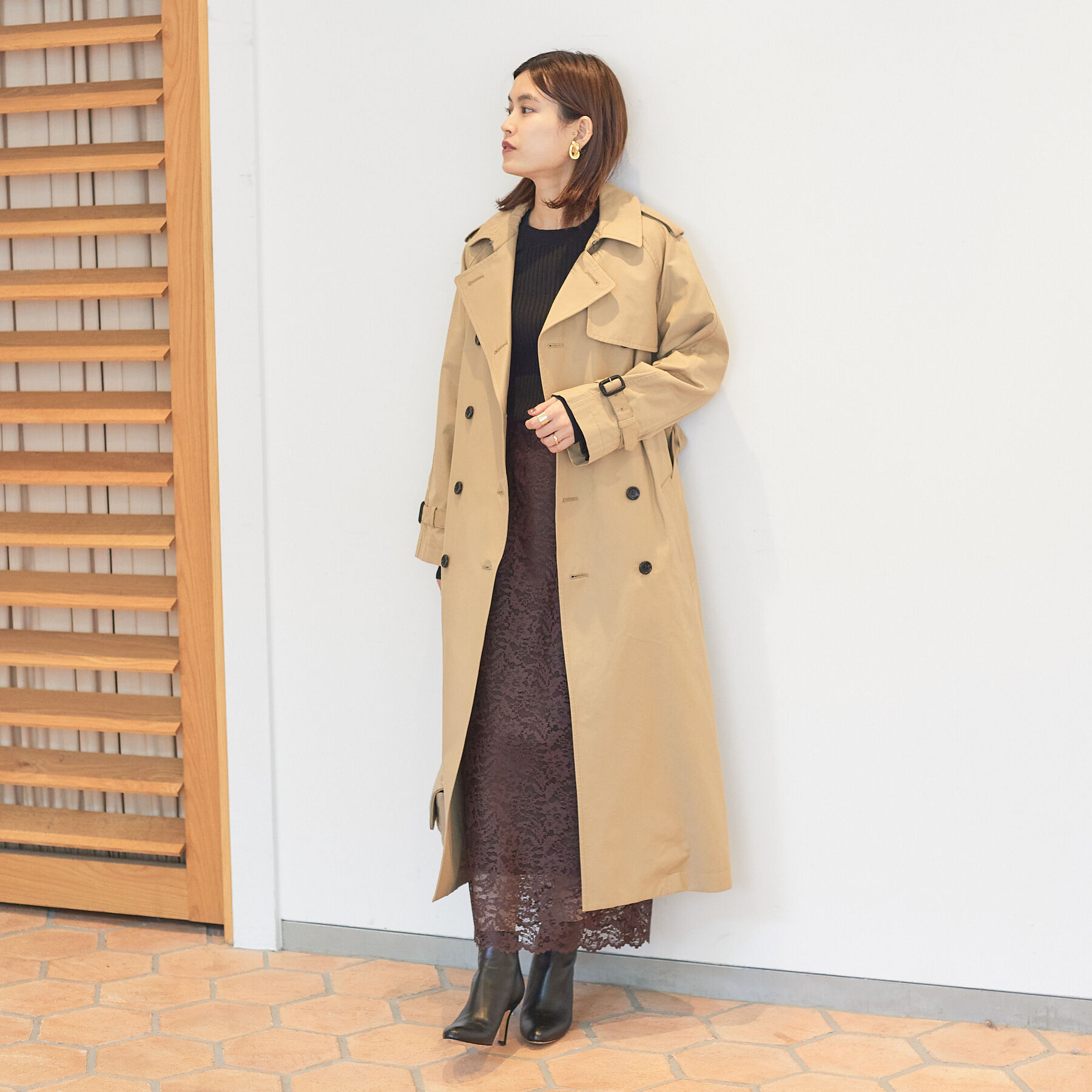 Rouge vif「ライナー付きトレンチコート」|トレンチコート|