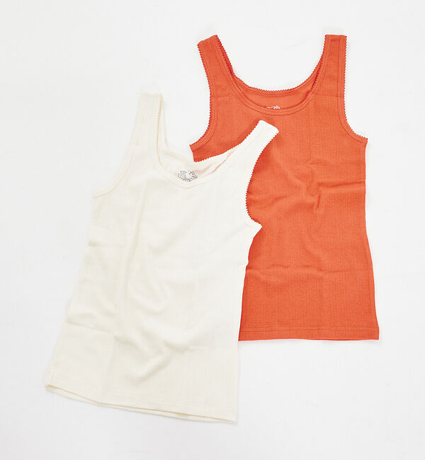 Rouge vif「【FRUIT OF THE LOOM】2Pセット / キャミソール / タンクト」|キャミソール|オレンジ系その他1