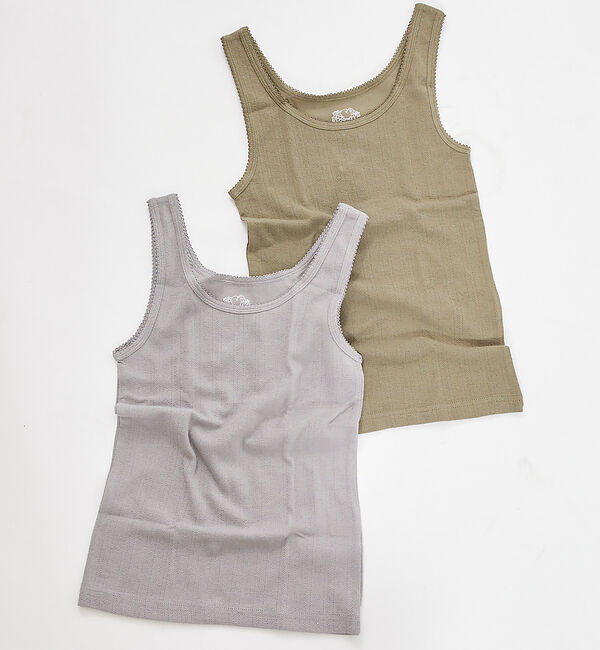 Rouge vif「【FRUIT OF THE LOOM】2Pセット / キャミソール / タンクト」|キャミソール|グリーン系その他1