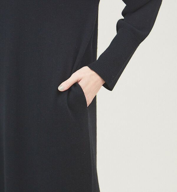 qualite「タートルネックニットワンピース」|ワンピース|