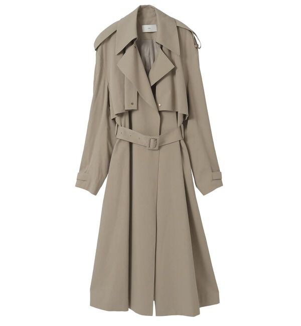 Liesse「【LEHA/レハ】MAPLE TRENCH COAT(DR4WC001)」|トレンチコート|ベージュ